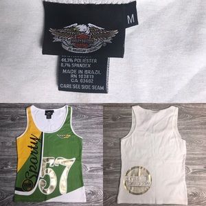 (VTG) Women’s M HARLEY-DAVIDSON Sporty 57 Tank Top